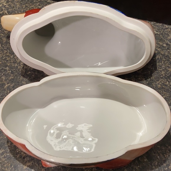 Vintage Fitz & Floyd ceramic duck bowl - Picture 4 of 9